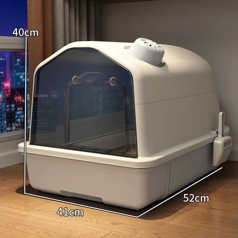 Cat Litter Box Fully Enclosed
