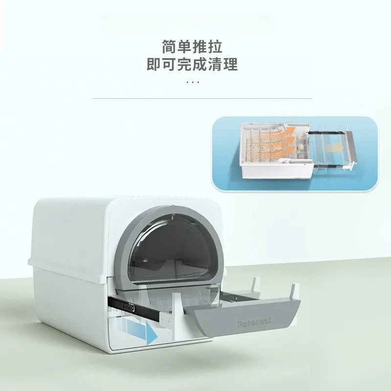 Easy Cleaning Hand Pulled Cat Toilet