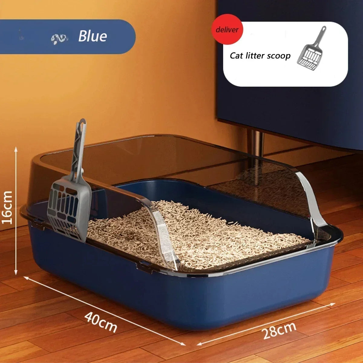 Cat Litter Box High Side