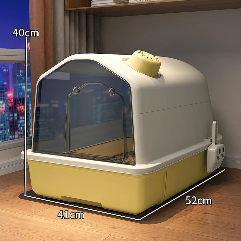 Cat Litter Box Fully Enclosed