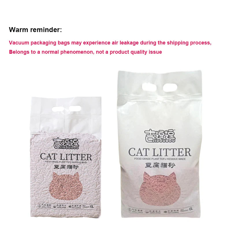 6L Natural Plant Tofu Cat Litter Sand