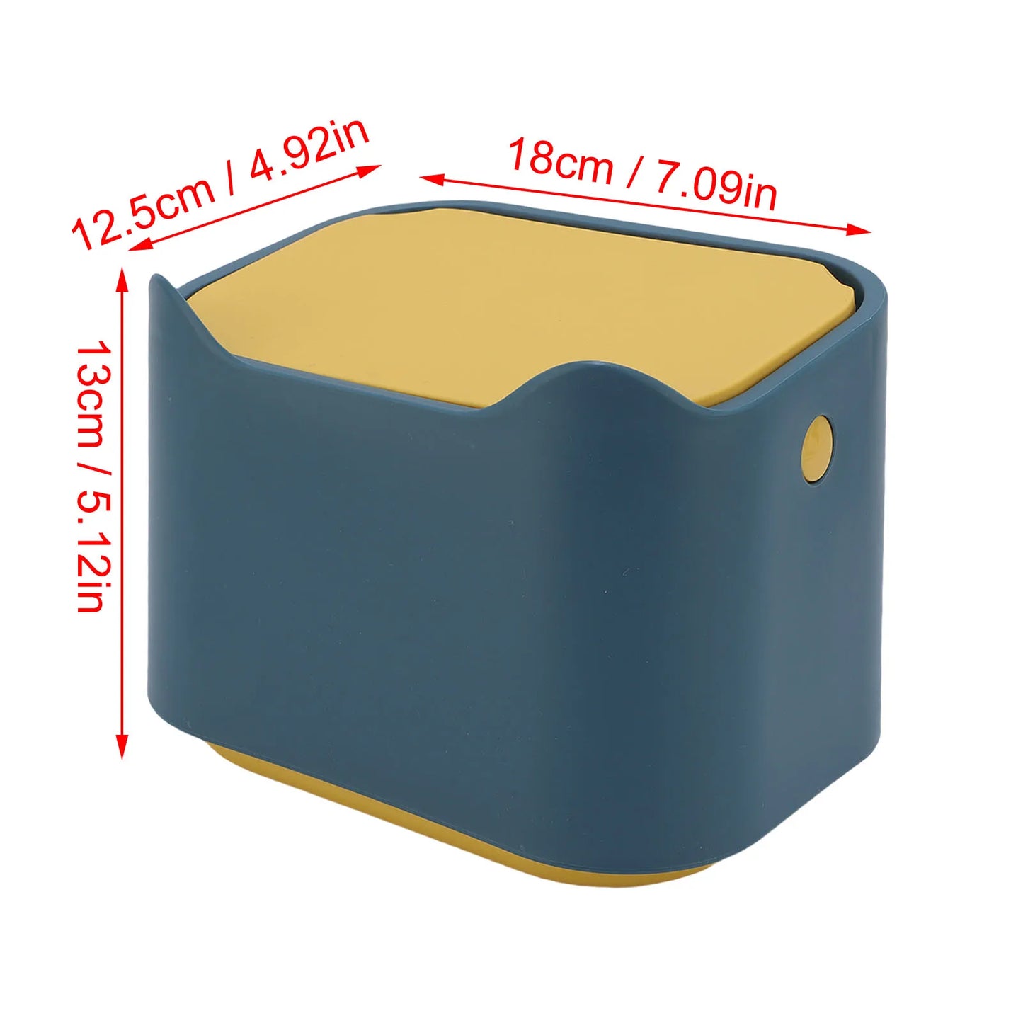 Cat Litter Trash Can with Press Type Lid