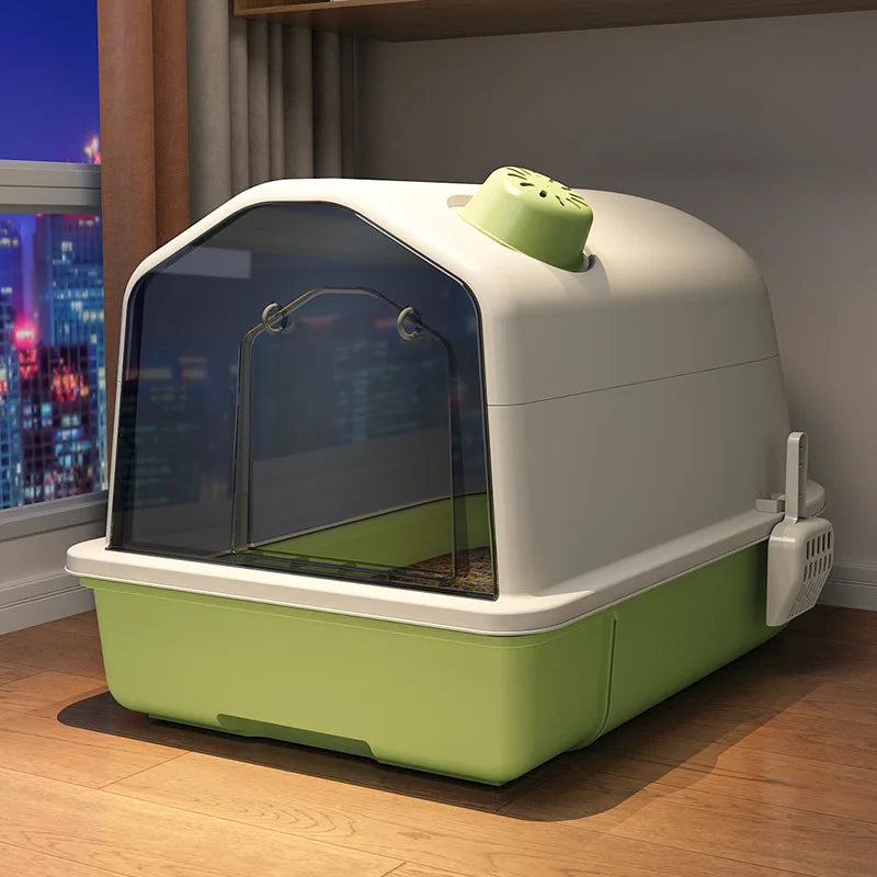 Cat Litter Box Fully Enclosed