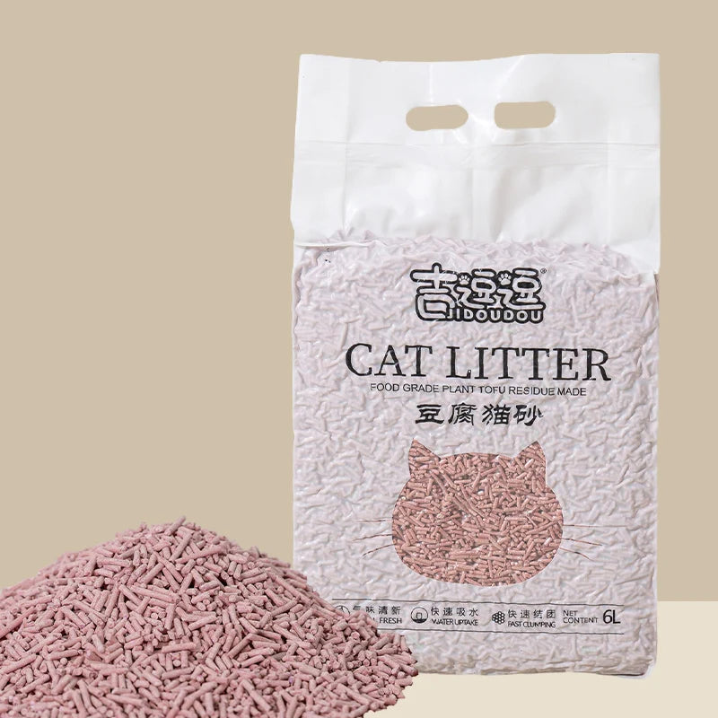 6L Natural Plant Tofu Cat Litter Sand