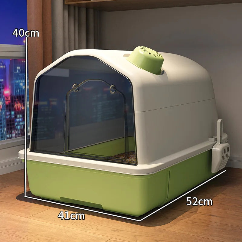 Cat Litter Box Fully Enclosed