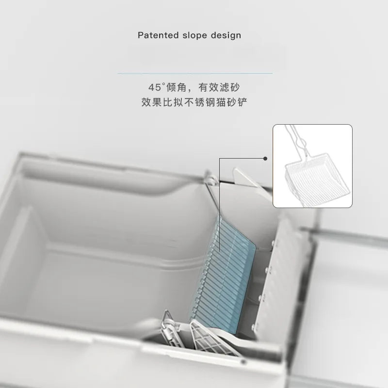 Easy Cleaning Hand Pulled Cat Toilet