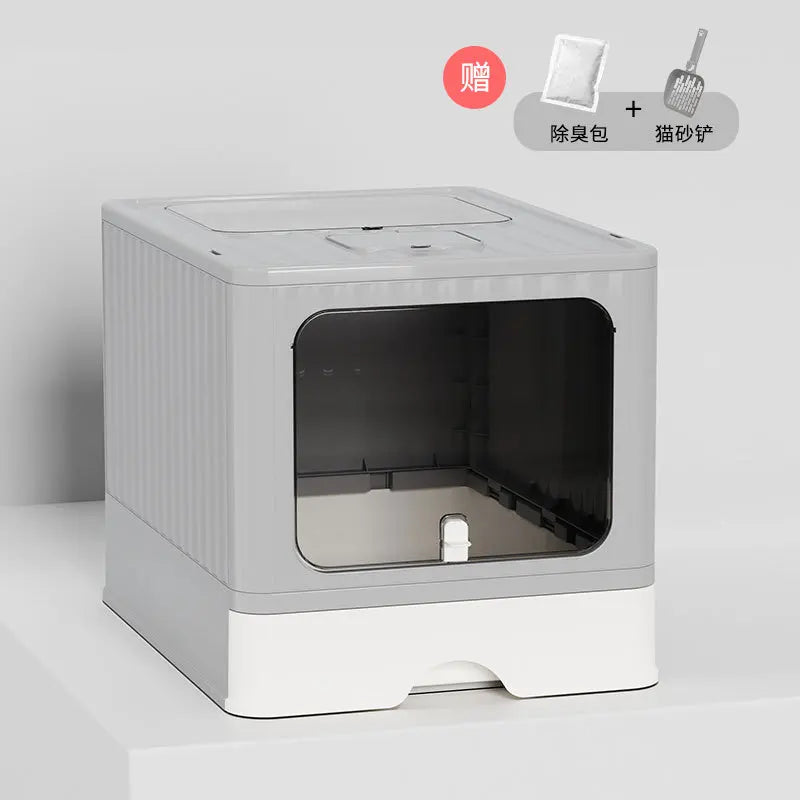 Extra Large Enclosed Cat Litter Box