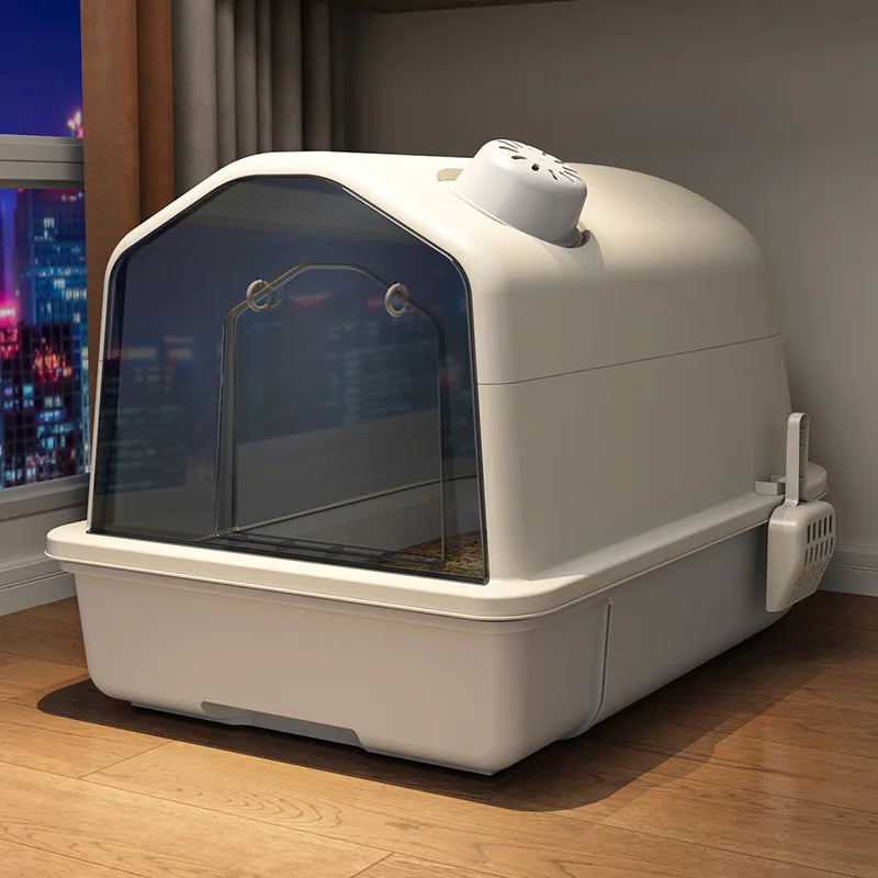 Cat Litter Box Fully Enclosed