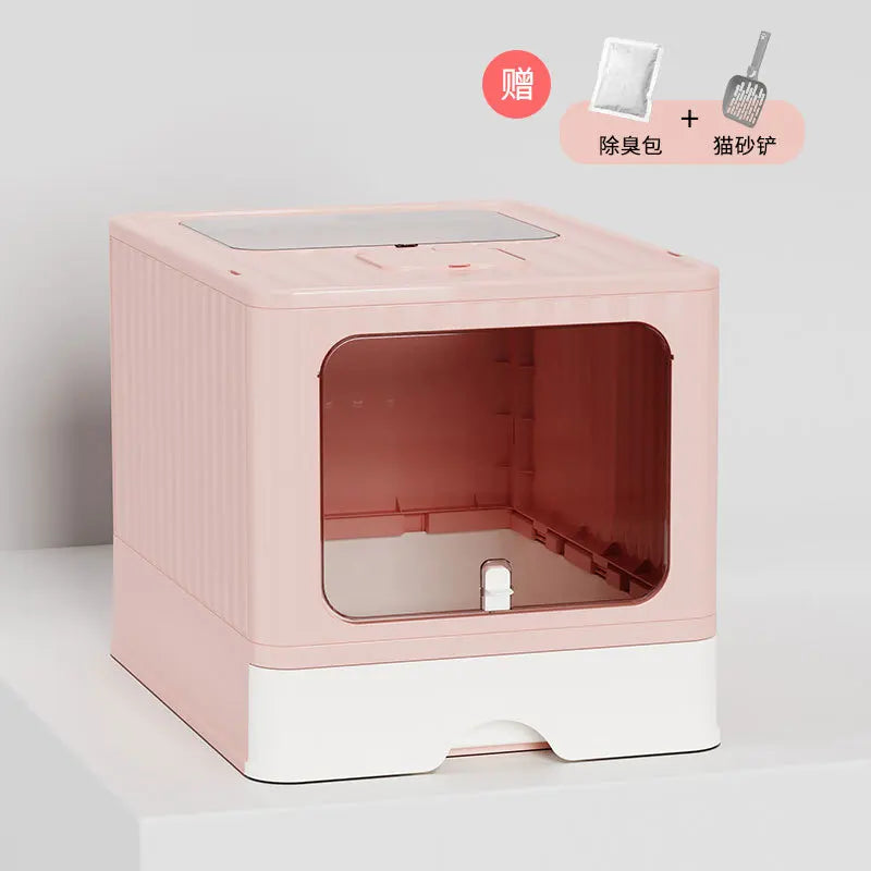 Extra Large Enclosed Cat Litter Box