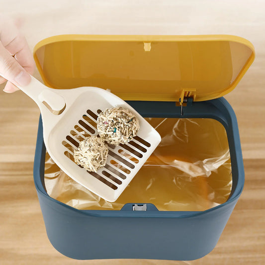 Cat Litter Trash Can with Press Type Lid