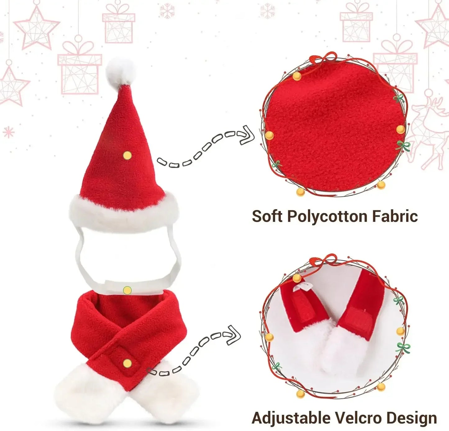Christmas Hat and Scarf Set