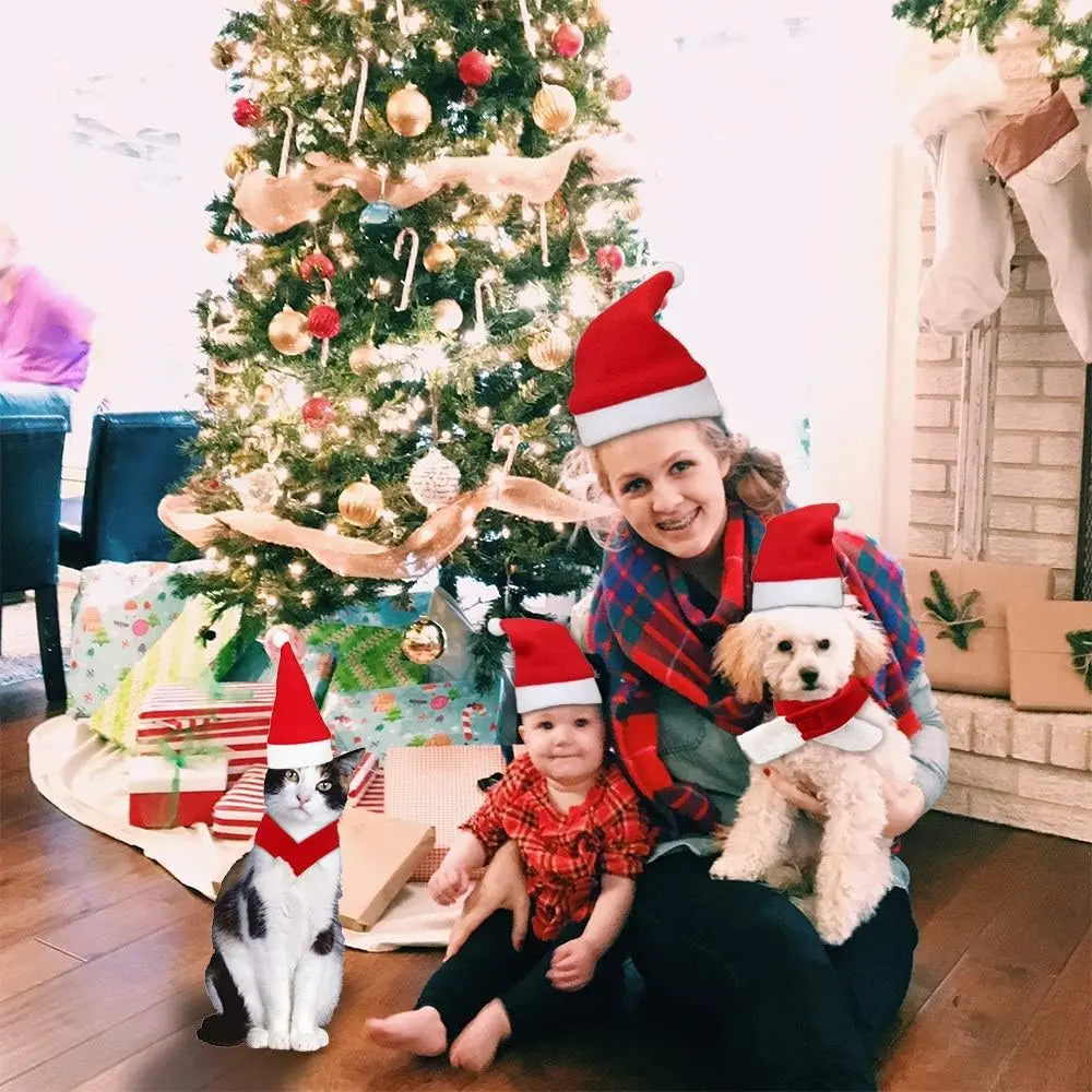 Christmas Hat and Scarf Set