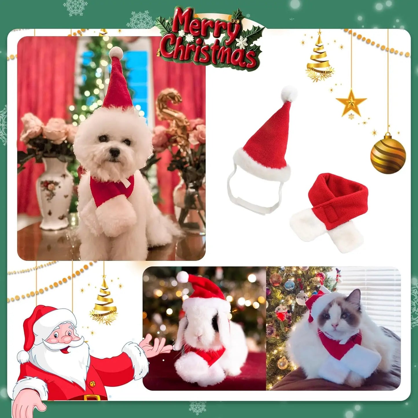 Christmas Hat and Scarf Set